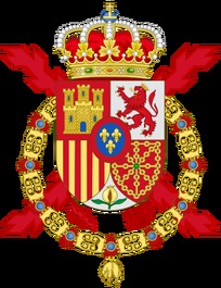 spain espana coat arms juan carlos king coin mark