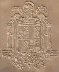spain espana coat arms coin mark