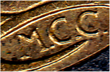 italy italia maria carmela colaneri m.c.c. mcc designer mark coin