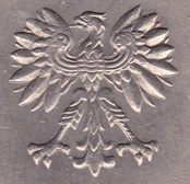 poland polska coat arms mark coin