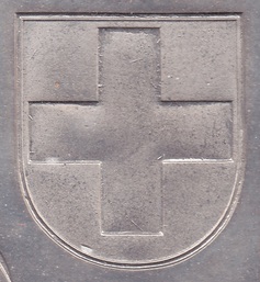 mark coin switzerland weapon coat arms