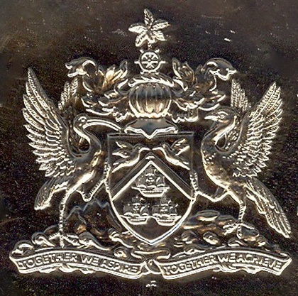 coat arms trinidad tobago weapen coin photograph